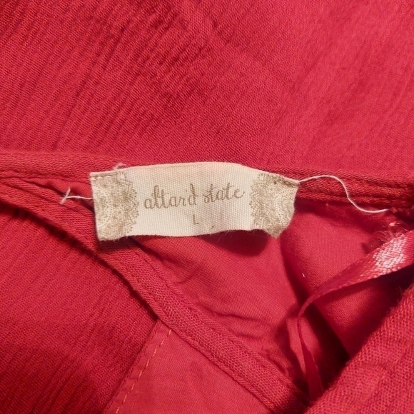 BOHO ALTAR'D STATE LADIES LONG SLEEVE GAUZE TOP- L - Picture 4 of 4